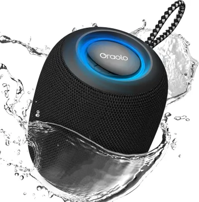 Oraolo Bluetooth Speaker, IPX7 Waterproof Portable Bluetooth Speaker