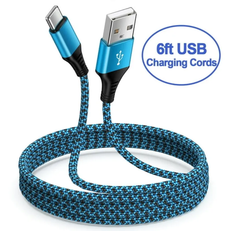 Ailkin USB C Cable 6ft, Type C to USB A Charger Cord for Cellphone