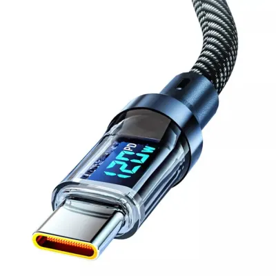 6.6 Ft. Super Fast Charging Cable 120W 6A USB to Type C Charge Cable w
