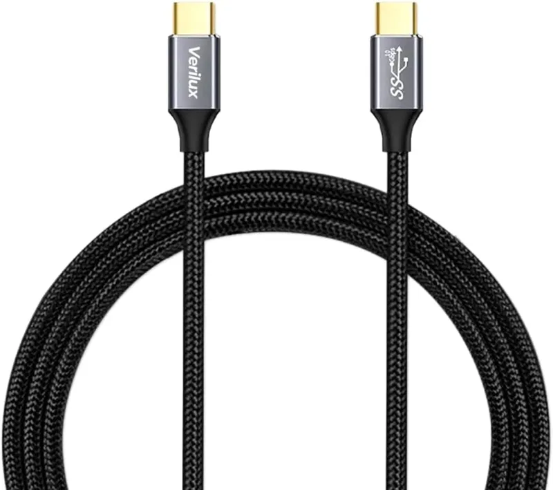 Verilux® Type C to Type C Cable 100W 10Ft/3m Fast Charging USB C Cable