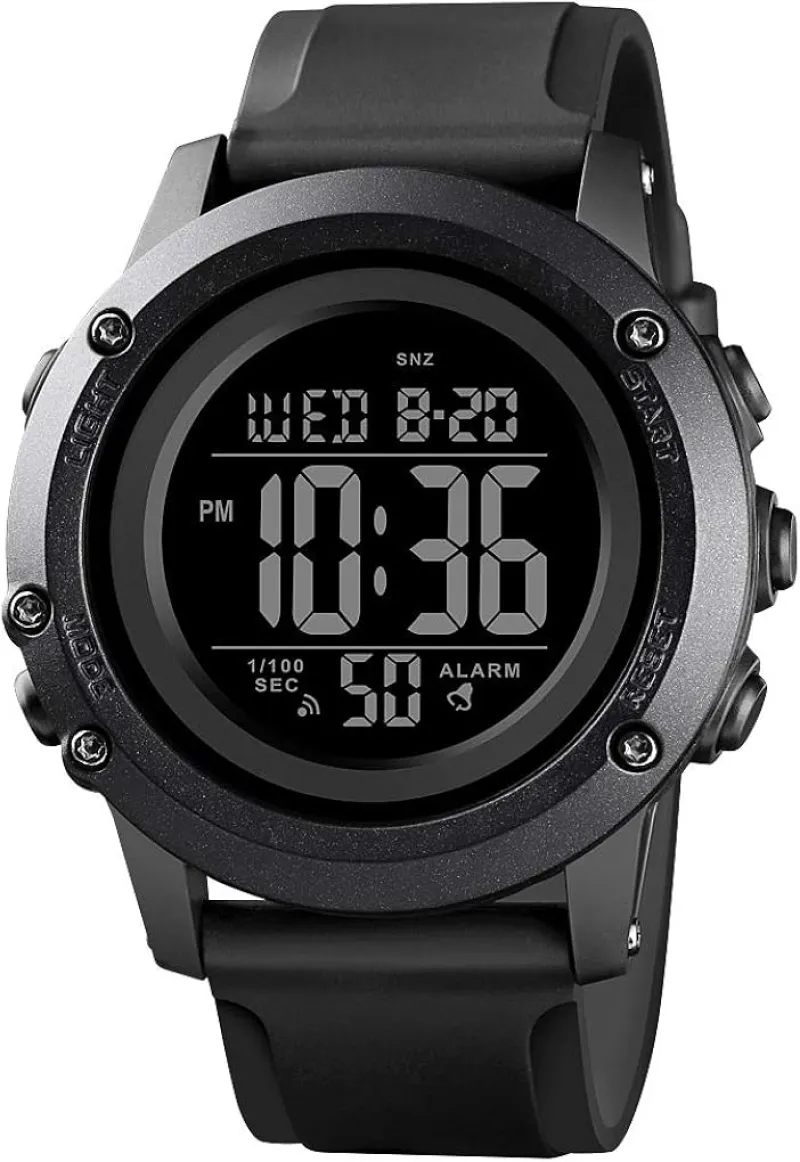 Buy Men's Digital Sports Watch Large Face Waterproof Wrist Watches for