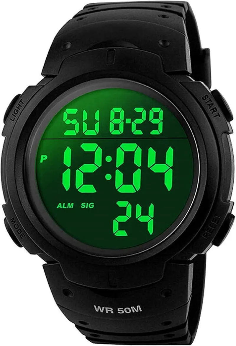 Vdsow Mens Sports Digital Watches - Outdoor Waterproof Sport Watch with