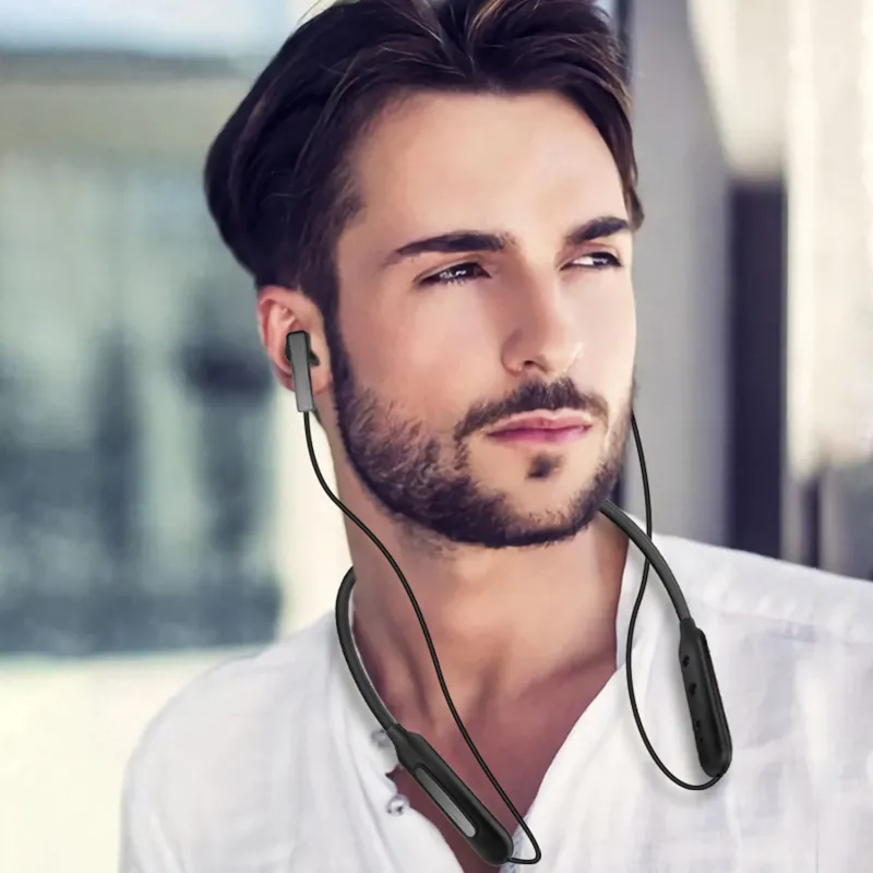 Banghong Bluetooth Neckband Headphones Flexible & Lightweight Wireless