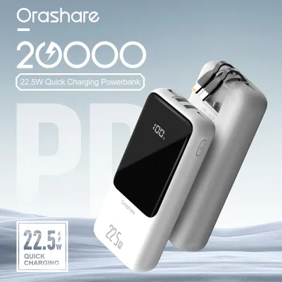 Orashare OH20Pro 20000mAh Powerbank 22.5W Super Fast Charging Power